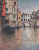 VENEZIA. 'A quiet waterway' by Mortimer Menpes. Venice 1916 old antique print