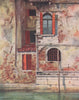 VENEZIA. 'Palace in a by-canal' by Mortimer Menpes. Venice 1916 old print