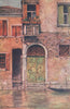 VENEZIA. 'A ruined Palazzo' by Mortimer Menpes. Venice 1916 old antique print