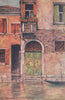 VENEZIA. 'A ruined Palazzo' by Mortimer Menpes. Venice 1916 old antique print