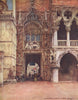 VENEZIA. 'Porta Della Carta' by Mortimer Menpes. Venice 1916 old antique print