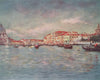'Entrance to the Grand Canal' by Mortimer Menpes. Venice 1916 old print