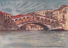 VENEZIA. 'The Rialto' by Mortimer Menpes. Venice 1916 old antique print