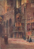VENEZIA. 'Interior, St. Mark's, Venice' by William Wiehe Collins. Venice 1911