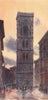 FIRENZE. 'The Campanile, Florence' by William Wiehe Collins. Italy 1911 print