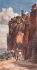 'La Porta Maggiore, Orvieto' by William Wiehe Collins. Italy 1911 old print