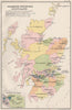 SCOTLAND Parliamentary representation. Constituencies. BARTHOLOMEW 1904 map