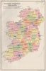 IRELAND Parliamentary representation. Constituencies. BARTHOLOMEW 1904 old map
