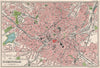 BIRMINGHAM antique town/city plan. BARTHOLOMEW 1904 old map chart