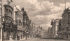 SOUTHAMPTON. High street. BRANNON 1853 old antique vintage print picture