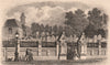 SOUTHAMPTON. St. Mary's Church yard. BRANNON 1853 old antique print picture