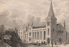 SOUTHAMPTON. Trinity Church. BRANNON 1853 old antique vintage print picture