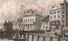 SOUTHAMPTON. The Pier Gates, Club House, &c.. BRANNON 1853 old antique print