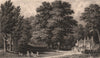 SOUTHAMPTON. Southampton Common. BRANNON 1853 old antique print picture