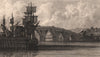 SOUTHAMPTON. Northam Bridge. BRANNON 1853 old antique vintage print picture