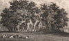 SOUTHAMPTON. Jesus Chapel - Peartree Green. BRANNON 1853 old antique print