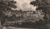 SOUTHAMPTON. Regent's Park, near Southampton. BRANNON 1853 old antique print