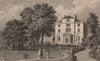 SOUTHAMPTON. Windsor family hotel & boarding house. BRANNON 1853 old print
