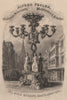 SOUTHAMPTON. Alfred Pegler (Silversmith), 151, High Street. BRANNON 1853 print