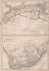 NORTH AFRICA & SOUTH AFRICA. Barbary Coast. Maghreb Morocco. BRITANNICA 1860 map