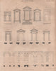 Architecture. Doorways windows. BRITANNICA 1860 old antique print picture