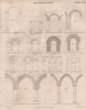 Arches. Waltham Steyning Iffley Barfreston Romsey Shoreham Salisbury 1860