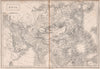 ASIA. Bahrain Siam Cochinchina Philippines Persia. BRITANNICA 1860 old map