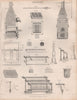 Assaying equipment 2. BRITANNICA 1860 old antique vintage print picture