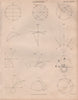 Astronomy. Planets. BRITANNICA 1860 old antique vintage print picture