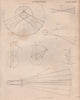 Astronomy. Solar & planetary geometry maths. BRITANNICA 1860 old antique print