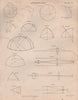 Astronomy. BRITANNICA 1860 old antique vintage print picture