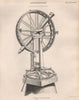 Astronomy. Azimuth and Altitude circle. BRITANNICA 1860 old antique print