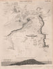 PLYMOUTH SOUND. Breakwater section. Devonport. BRITANNICA 1860 old antique map