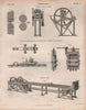 Coinage. Machines used in the Mint. Sir John Barton's Machine. BRITANNICA 1860