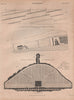 Colliery. Longwall method of working coal. Mining. BRITANNICA 1860 old print