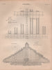 Colliery. Coal mine. Air current doors stoppings. BRITANNICA 1860 old print