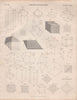 Crystallization. Crystals. BRITANNICA 1860 old antique vintage print picture