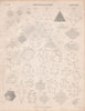 Crystallization. Crystals. BRITANNICA 1860 old antique vintage print picture