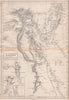 Egypt & Arabia Petraea. Inset Petra Pyramids of Giza Thebes. BRITANNICA 1860 map
