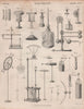 Electricity. Electrical equipment 7. BRITANNICA 1860 old antique print picture