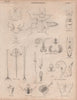 ENTOMOLOGY 1. Insect beetle anatomy. BRITANNICA 1860 old antique print picture