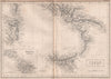 SOUTH ITALY & MALTA. Railways. BRITANNICA 1860 old antique map plan chart