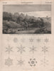 Meteorology. The table-cloth, Table Mountain, Cape of Good Hope. Snowflakes 1860