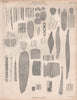 Microscope. Test and Microscopic objects. BRITANNICA 1860 old antique print