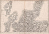 SCOTLAND NORTH. Highlands Western Isles Hebrides Shetlands. BRITANNICA 1860 map