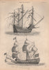 The Henri Grace à Dieu, built c1500. The Sovereign of the Seas, built 1637 1860