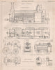 VICTORIAN ENGINEERING DRAWING. Goods & Agricultural Locomotive. Steam train 1860
