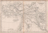 Turkey in Asia. Inset Ruins of Babylon. BRITANNICA 1860 old antique map chart