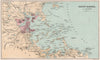 Boston Harbour and Vicinity. Massachusetts. BARTHOLOMEW 1886 old antique map