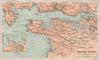 MILFORD HAVEN. Inset Pembroke Dock plan. Wales. BARTHOLOMEW 1886 old map